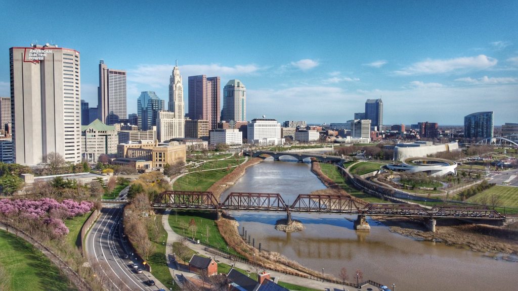 Columbus Ohio Arial View