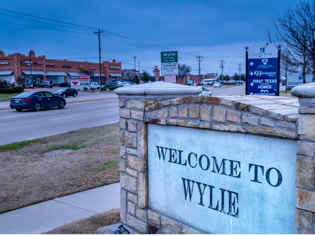 Wylie welcome sign