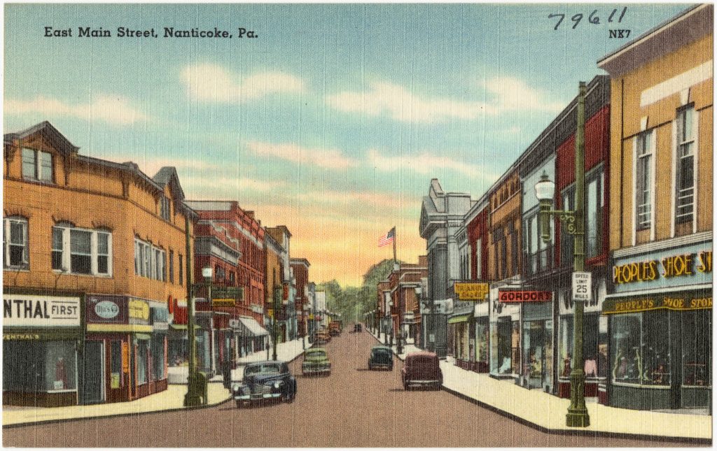 Postcard of Nanticoke