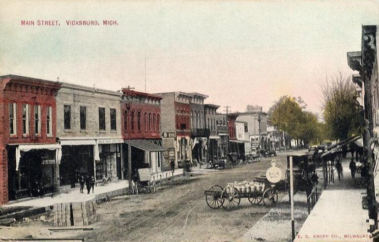 Main Street Vicksburg Michigan